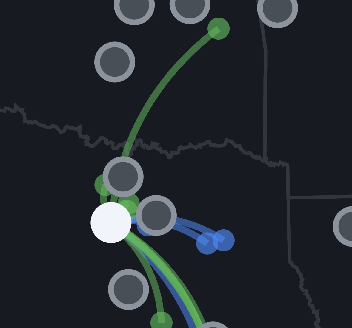 TCU 2024 recruiting map — tight Texas cluster